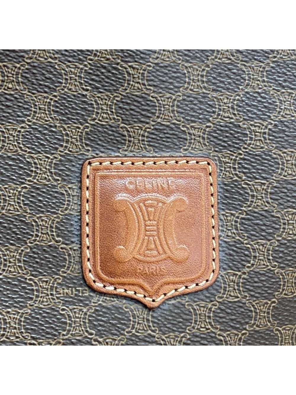 Celine Tote Macadam Brown Gold - Picture 10 of 10